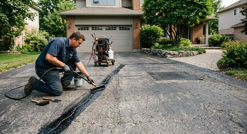 Blacktop Driveway Repair in Orange County, CA