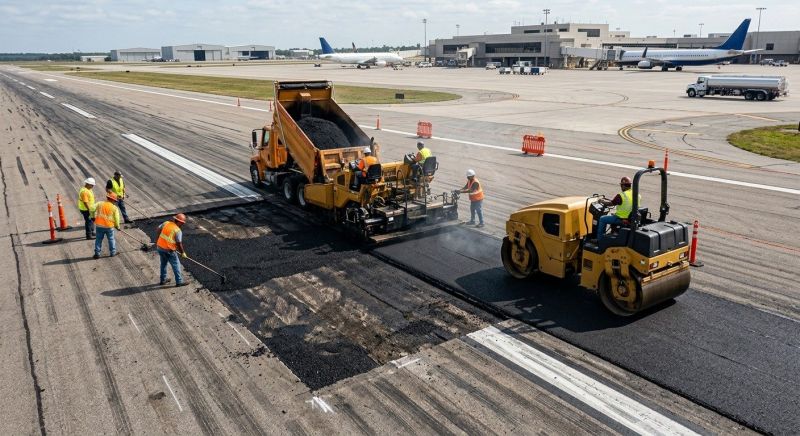 Airport Runway Repair in Pasadena, CA